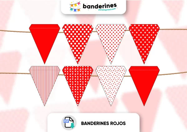 Banderines rojos