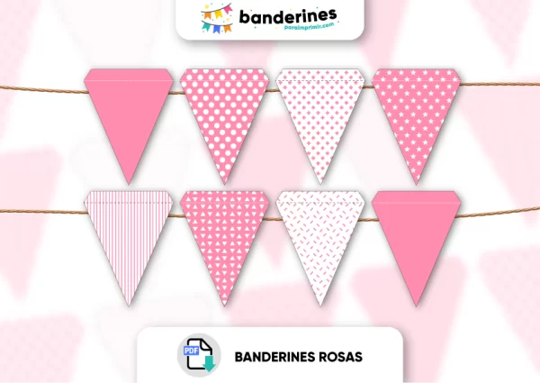 Banderines rosas